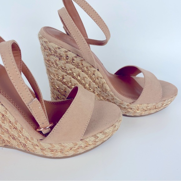 ASOS Tula Metallic Espadrilles with Rose Gold Detailing. - Picture 6 of 16